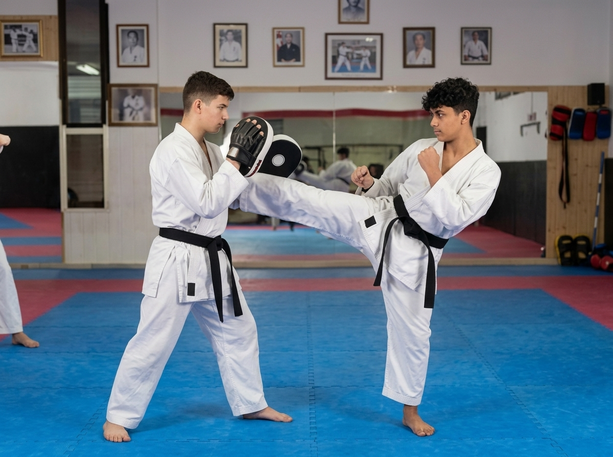 Teen Karate Training